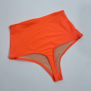 High waist thong swimsuit bottom
